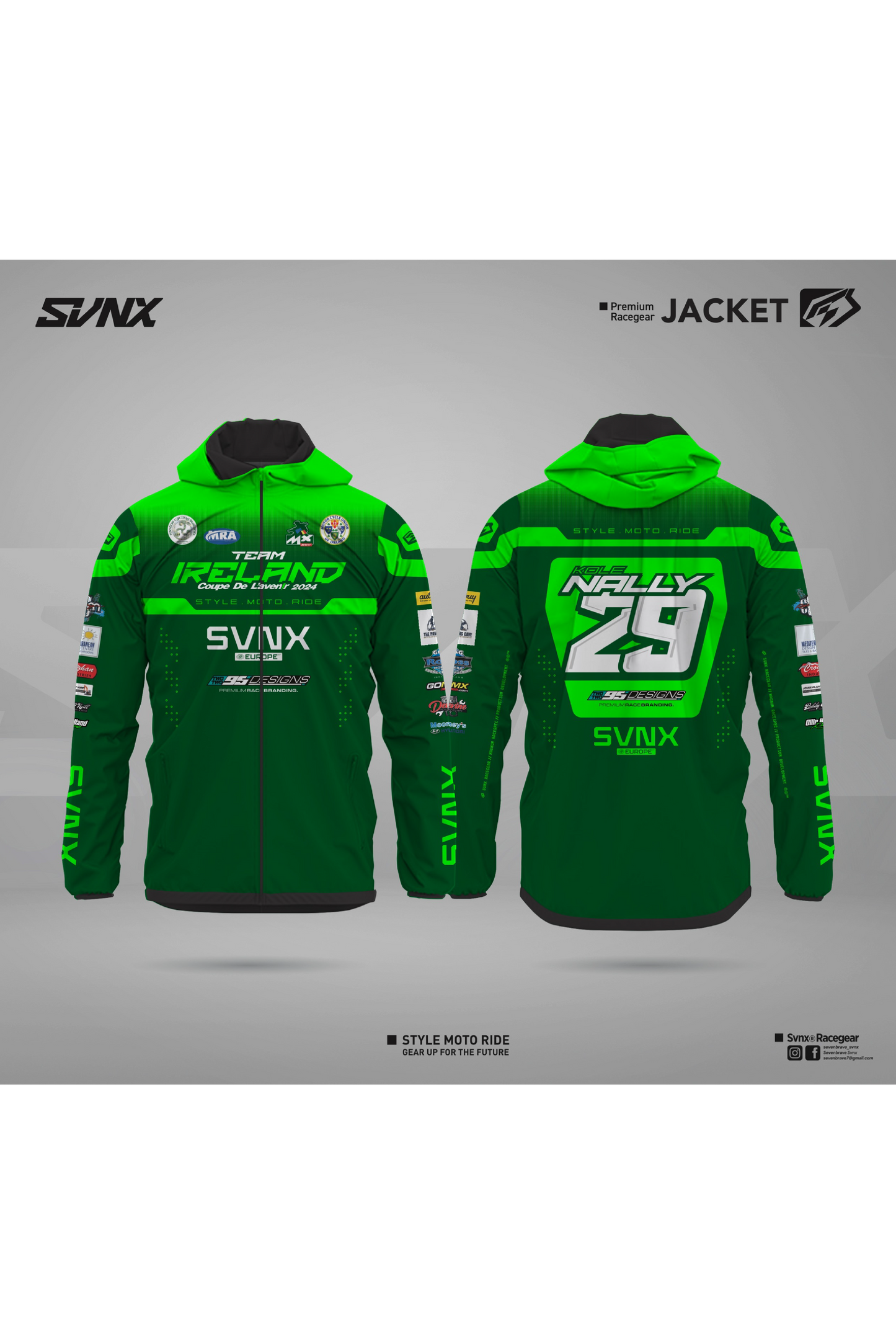Team Ireland Jacket Coupe 2025