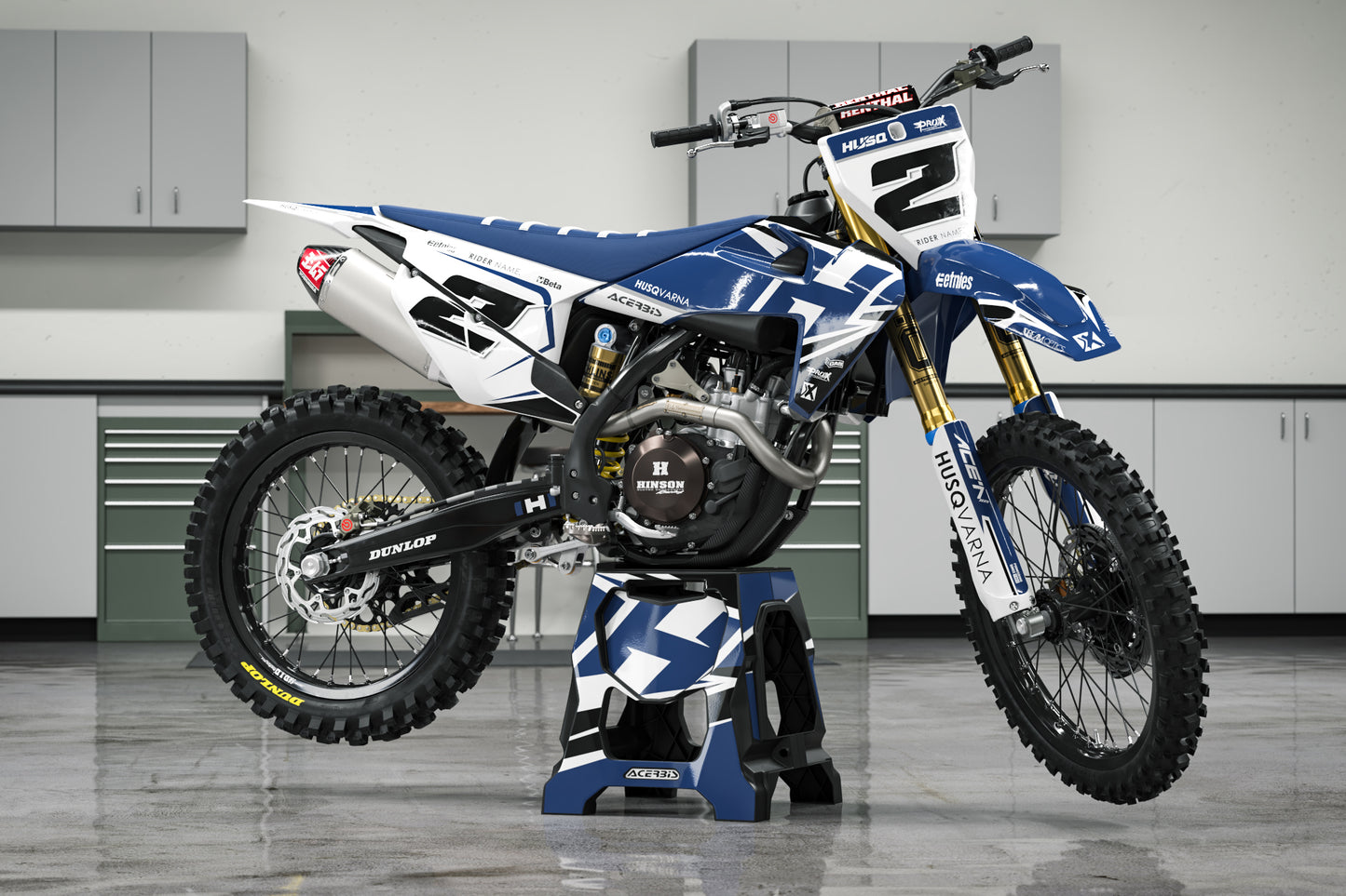 Husqvarna Zoned Blue MX