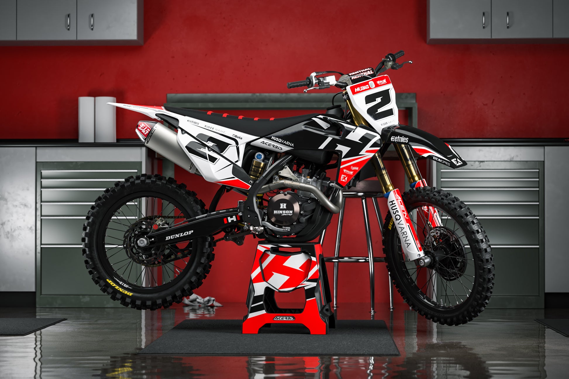 Husqvarna Zoned Red MX