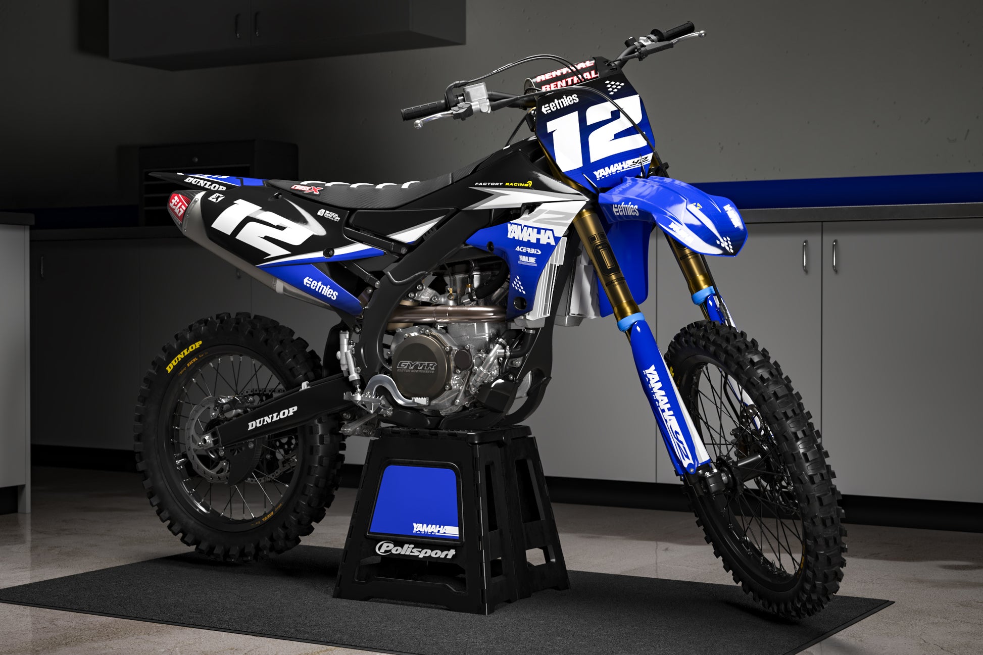 Yamaha Vendetta Blue MX